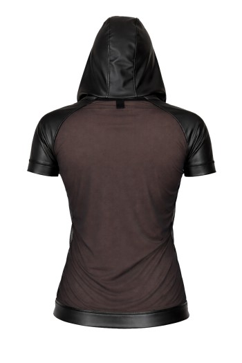 Herren Kapuzen T-Shirt ADMagnus001 schwarz - S