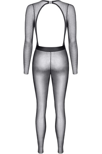 schwarz/silbernes Jumpsuit STEdvige001 - XXL