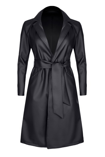 schwarzer Mantel TDSelina001 - XL