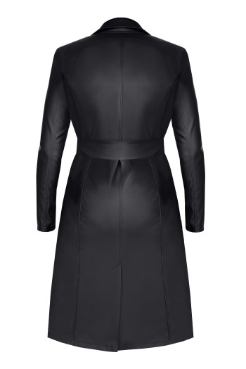 schwarzer Mantel TDSelina001 - 2XL