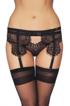 black garter belt 7H699026 L by 7-Heaven