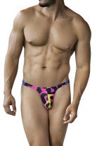 Pop Leopard Swim Brazilian Thong C4MSPXPT06 - M Pop Leopard Swim Brazilian Thong C4MSPXPT06 - M