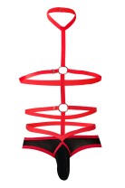 Red Daring Harness Halter RAV114 - XL