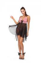 black Chemise D-332 - S/M