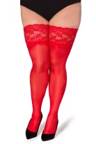 halterlose Strümpfe Paloma rot T7/8 halterlose Strümpfe Paloma rot T7/8