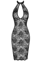 F338 Nocturne lace midi dress - 2XL