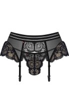 853-GAR-1 Strumpfhaltergürtel + T-String schwarz - S/M 853-GAR-1 Strumpfhaltergürtel + T-String schwarz - S/M