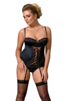 black Gorset Evane 6XL/7XL by Passion