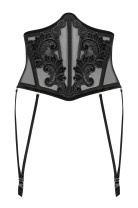 2018 Women Tulle Waspie with embroidery, suspenders and belt - 42