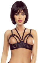 black Harness Bra PR1634 - S/L