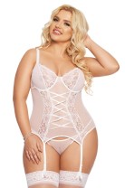 white Corset 1894 - XL