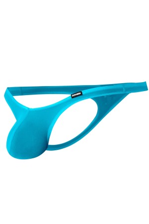 turquoise Mesh Low Rise Bulge String C4MSPXBUL02 GLOW - L