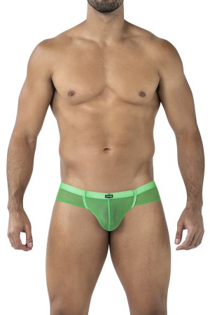 green Mesh Hybrid Cheeky Brief C4MSPX22 GLOW by Cut4Men