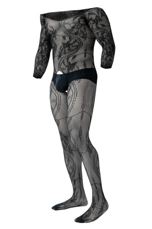 Herren Bodystocking ouvert RAV119 - L/XL