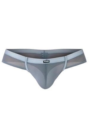 grey Mesh Hybrid Cheeky Brief C4MSPX22 - L