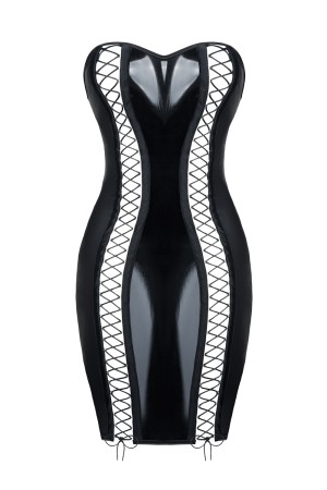schwarzes Minikleid Astrid - XXL