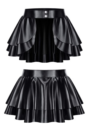 schwarzer Damen-Rock DDTina001 - XL