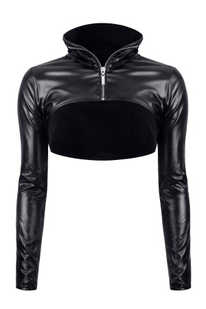 schwarze kurze Jacke DDMarika001 - S