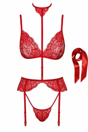 KISS243 5-teiliges Set aus Spitze - L/XL