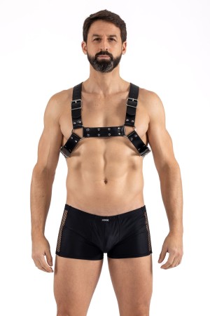 schwarzer Schulter-Harness LM275017BLK von Look Me