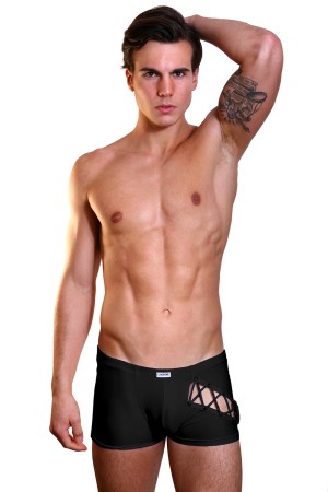 schwarzer Herren Boxer Short Bad Boy M von Look Me