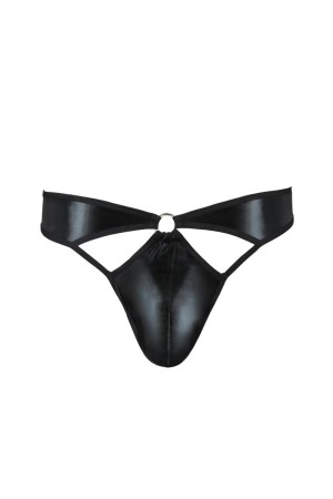 schwarzer Männer String 033 - L/XL