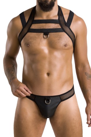 schwarzes Harness Set 043 - S/M