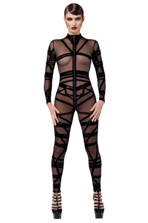 F357 Bondesque Catsuit by Noir Handmade