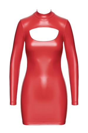 F367 Bombshell Bodycon Dress Red - XS
