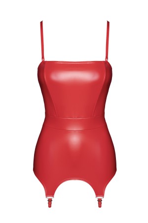 F368 Bombshell Fierce Corsagen-Kleid rot - XL