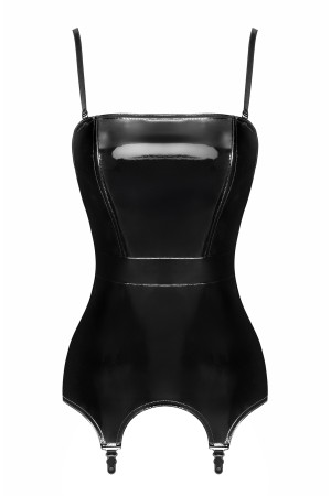 F381 Dominae Venom Corset-belt black - S