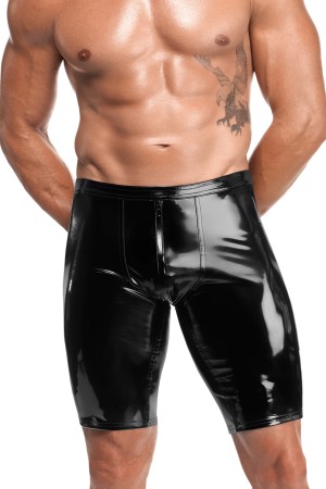 Voltage PVC biker short H094 by Noir Handmade Kink Royal Collection