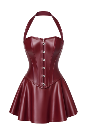 F397 Dark Romance Korsett-Minikleid - XS