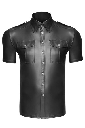 schwarzes T-Shirt H011 5XL von Noir Handmade