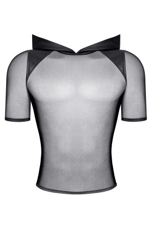 Herren Kaputzen T-Shirt RMTito001 schwarz - M