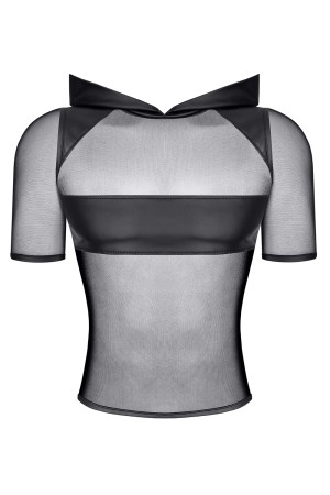 Herren Kaputzen T-Shirt RMIvo001 schwarz - M