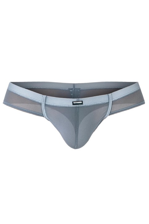grey Mesh Hybrid Cheeky Brief C4MSPX22 - S
