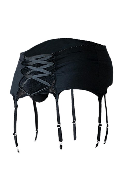 Black Crossed Garter C4MRAV108 - L