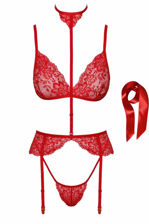 KISS243 5-teiliges Set aus Spitze - L/XL