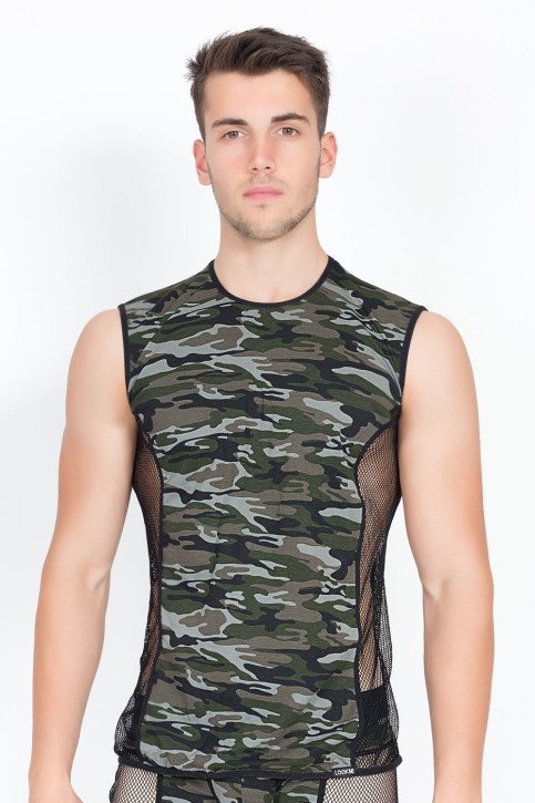 camouflage V-Shirt Military 58-77 L