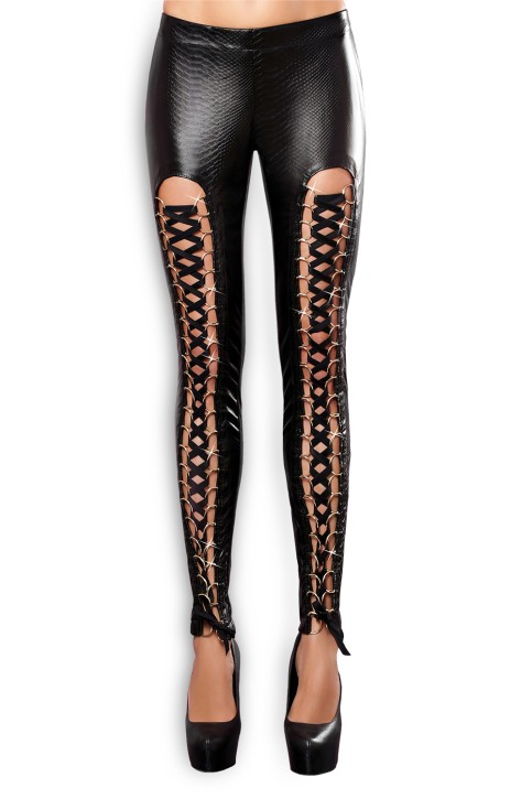 pantalone nero Aggressive L/XL da Lolitta