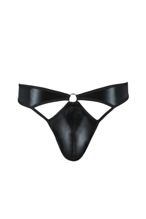 schwarzer Männer String 033 - L/XL