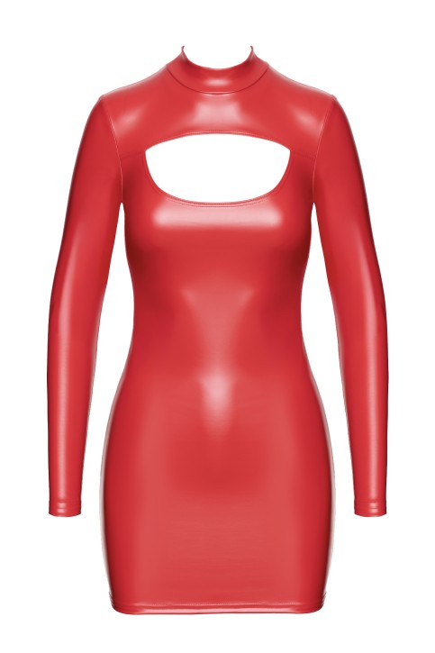 F367 Bombshell Bodycon Dress Red - XS