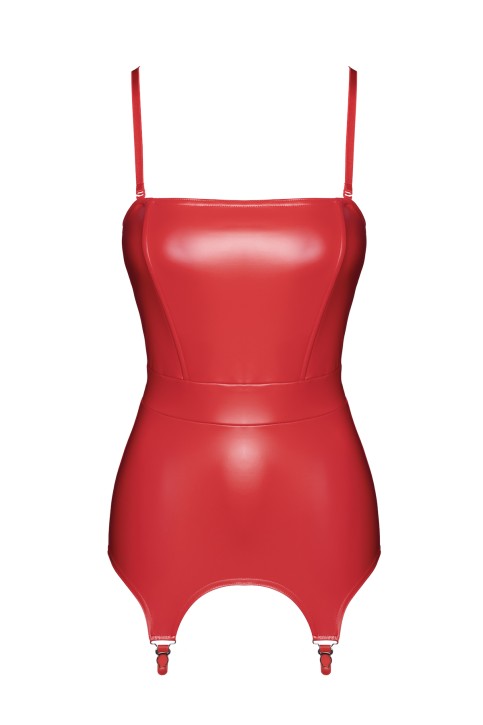 F368 Bombshell Fierce Corsagen-Kleid rot - XL