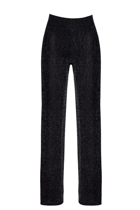 F374 Onyx Sheer Palazzo trousers - M