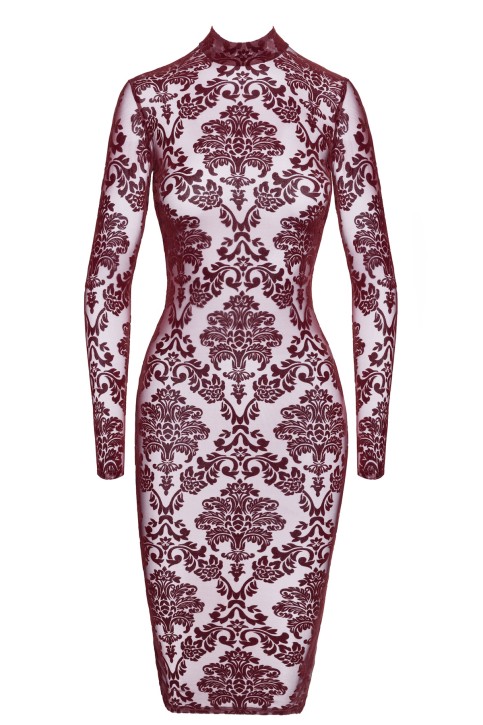 F384 Kink Royal midi dress red - S