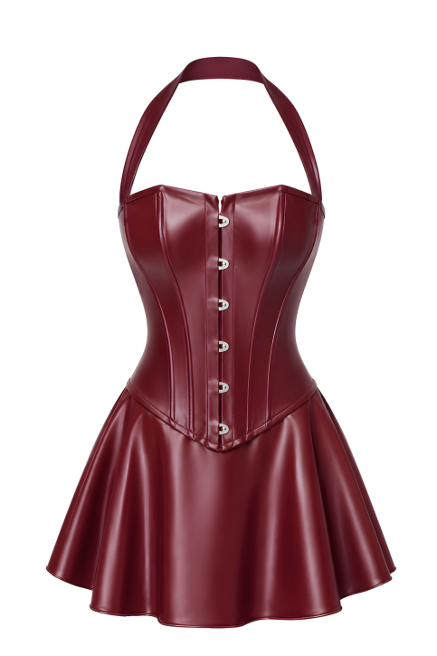 F397 Dark Romance Korsett-Minikleid - XS