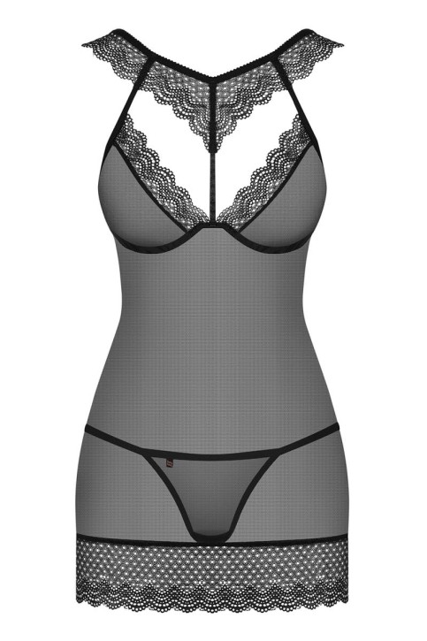 857-CHE-1 Chemise black - S/M