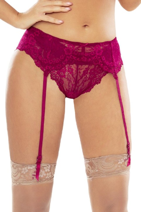 roter Beaute Complice Strumpfhaltergürtel PR1689 - L/XL