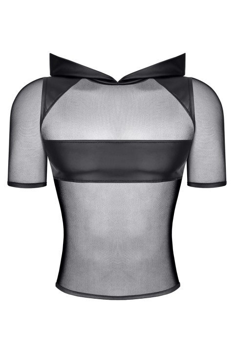 Herren Kaputzen T-Shirt RMIvo001 schwarz - S